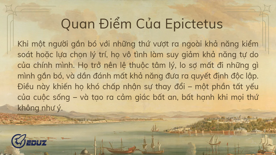 1. Quan điểm của Epictetus
